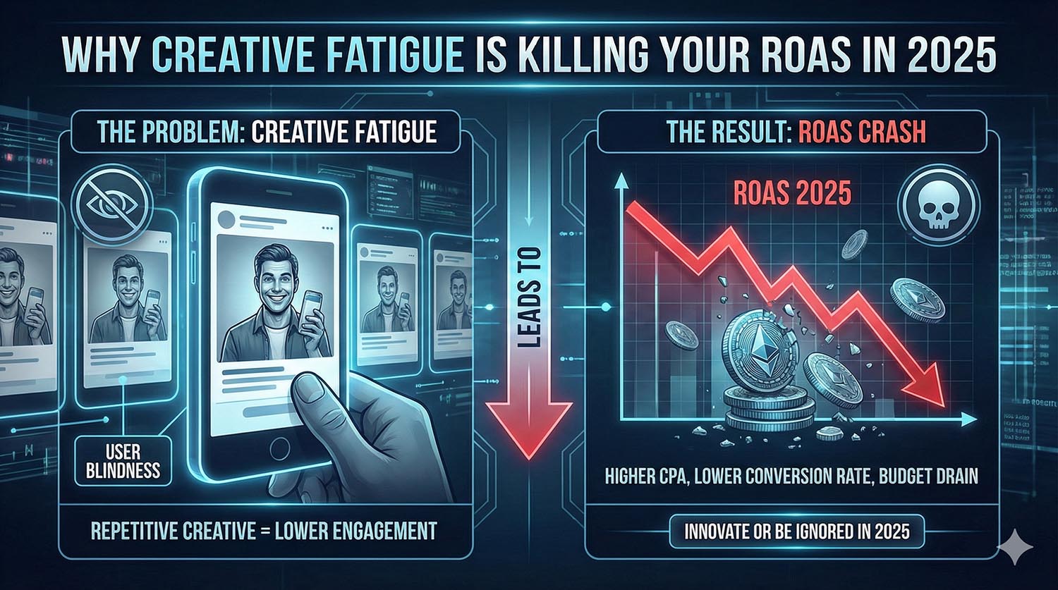 why creative fatigue is killing your roas in 2025